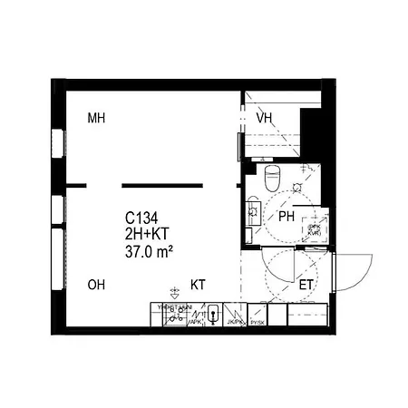 Arena Opaali Apartment *